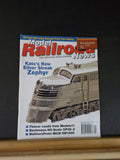 Model Railroad News V19 #1 2013 January Kato's silver streak zephyr Flatcar load