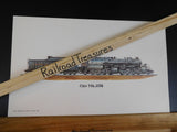 Print Norfolk and Western Class Y-6a #2156 Approx 18 x 11 inches