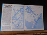 Atlantic City Railroad The Royal Route To the Sea by Cook & Coxey w dust jacket