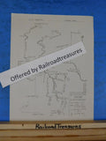 Map Butte Electric Railway 8.5 X 11 inches