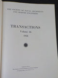 Society of Naval Architects and Marine engineers Transactions Vol 66 1958