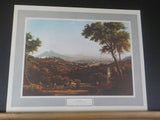 Renaissance Lithographic Print  A. Dunouy Napoli Vista Da Capodimonti