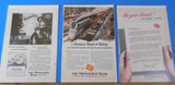 Ads Milwaukee Road Lot #6 Advertisements from various magazines (10)