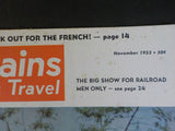 Trains Magazine 1953 November  Trains & Travel The big show for railroad men onl