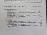 Block Line NRHS 1989 April Conrail Freight Schedules PA Pattenburg Tunnels