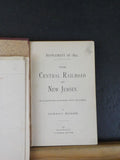 Kobbe’s Jersey Central Supplement of 1891 Central RR of New Jersey Hard cover