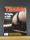 Trains Magazine 1994 August Oil pipeline on rails NC Steam photos Conrail interm