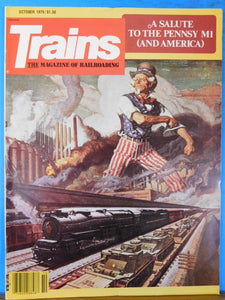 Trains Magazine 1979 October Salute to the PRR M1 and America Atterburys engines