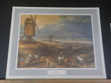 Renaissance Lithographic Print Brueghel Molinos de Viento Lithographic