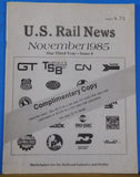 US Rail News 1985 November #8 Tracking the News Gateway to New Service
