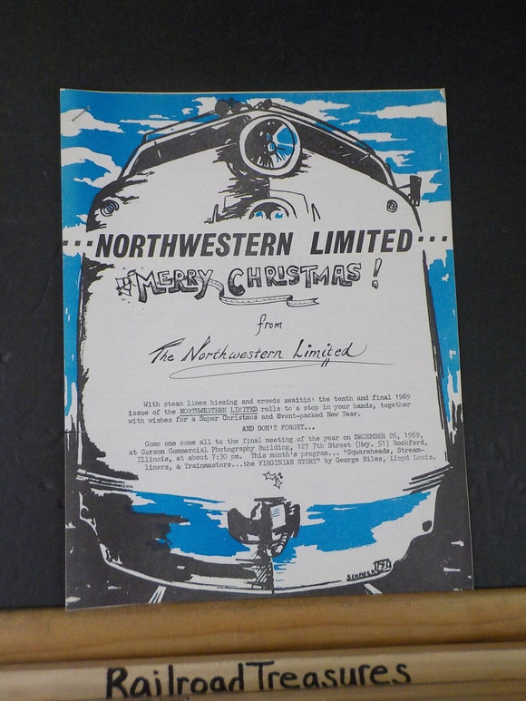Northwestern Limited Vol 1 #10 December 26 1969 North Western Illinois Railway H