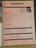 Railway Age 1974 January 28 Outlook ’74 Southern Amtrak Chessie
