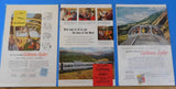 Ads Western Pacific RR California Zephyr #6 Advertisements from various magazine
