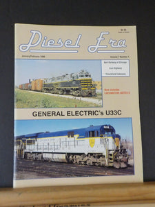 Diesel Era Magazine 1996 January February TOFC Clinchfield U33