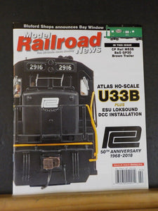 Model Railroad News V24 #2 February 2018 Atlas O Scale U33B