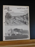 Extra 2200 South 1969 September October Stapled SD9 roster 17 summaries & Roster