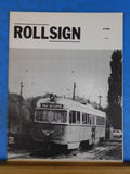 Rollsign Magazine of New England Transit News 1968 October