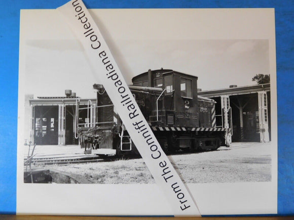 Photo Frisco Locomotive #2  8X10 B&W Fort Smith Ark 1957