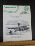 Canadian Rail #383  November-December 1984 Portneuf Quebec 1er Septembre 1938