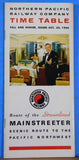 Northern Pacific Railway Company Passenger Timetable 1966 Oct 30