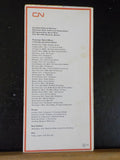 Map CN Across Canada Railway Map Canadian National 1969