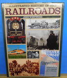 Illustrated History of the Railroads by John Westwood Dust Jacket Revised and Up