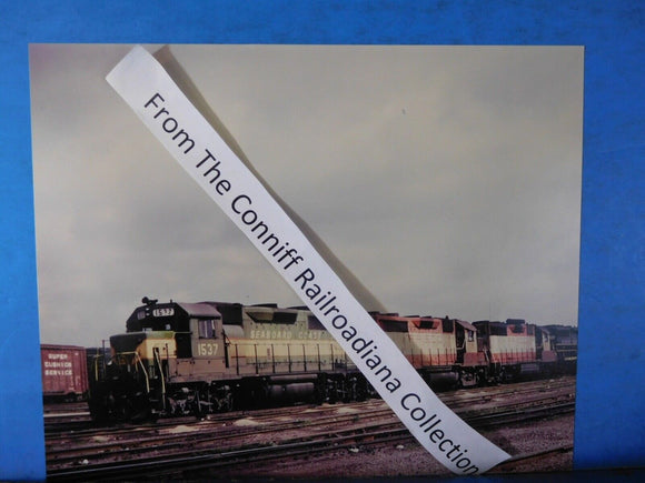 Photo Seaboard Coast Line Locomotive #1537  8X10 Color