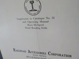 Improved Depth Gauge for Raco 345 Hand Bonding Drills 1957 April