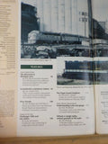 Model Railroader Magazine 1995 January HO port terminal track plan Cement Gon mo