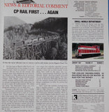 Trains Magazine 1987 January Super Snowblower Mansions on Milw rails CSX goes to