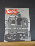 Trains Magazine 1963 October Reading's trial by fire & Striek C&LE red devils