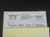 TT Today 1966 April Tenth inch scale model Railroad Dispatcher Models begins pro