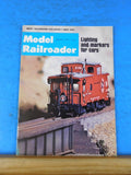 Model Railroader Magazine 1973 March Lighting & markers for cars