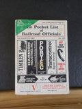 Pocket List of Railroad Officials #369 1987 1st  Quarter