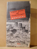 Map Montreal Canada Street Guide and Tourist Map Foldout Map NO DATE