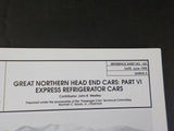 Great Northern Goat Reference Sheet #165 June 1990 Head End Cars Part VI Express