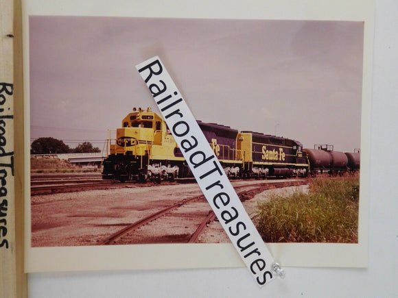 Photo Santa Fe Locomotive #5540 8 X 10 Color Tulsa OK 1977