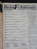 Model Railroader Magazine 1984 March Gold Hill Central Model a specific prototyp