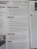 Railroad Model Craftsman Magazine 1999 November GE U Boats U33B drawings U23C mo