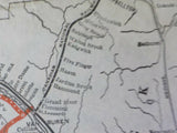Map Bangor & Aroostook Railroad 1950 folded