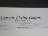 General Electric Company Supply Department Bulletin No U4783 1910 October Phase