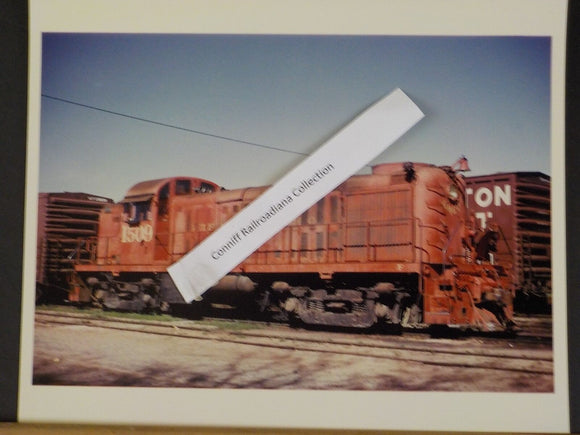 Photo Gulf Mobile & Ohio Locomotive #1509 Okolona Miss   8X10 Color GM&O