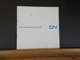 Canadian National Annual Report 1960 CN Fright Passenger services Mileage