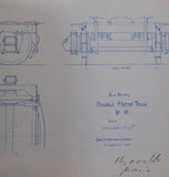 John Stephenson Company Car & Truck Builders Interurban Car Blueprints 1901