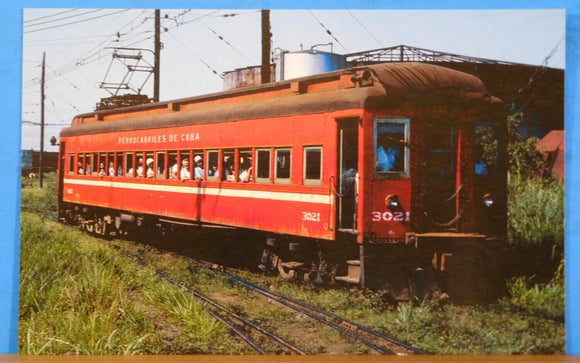 Postcard FCC #3021 Cuba Ferrocarriles De Cuba Hershey seen in Cuba May of 1962