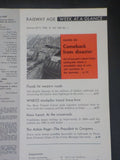 Railway Age 1965 January 4 / 11 Weekly Come back from Disaster Alaska Railroad