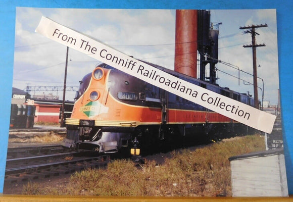 Photo Illinois Central Locomotive #4001 8X11.5 Color Chicago IL 1956