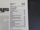 Model Railways Magazine #674 March 1981 London & South West Railway water tank