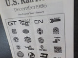 US Rail News 1986 December Our 4th Year Marketplace for the Railroad Industry &