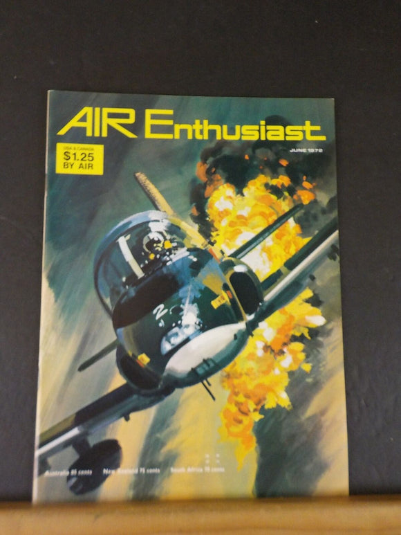 Air Enthusiast Magazine Vol 2 #6 1972 June Lynx Heinkel Minimus Roayl Saudi Air